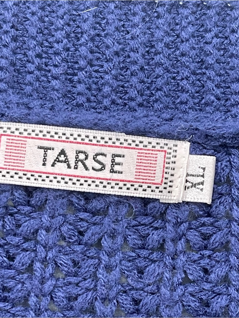 Tarse blue knit cardigan women's size XL - Picture 3 of 3